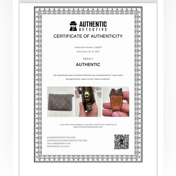 LOUIS VUITTON Pochette Women's Brown LV
Monogram Canvas Purse Pouch Crossbody - Picture 14 of 14